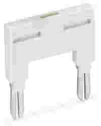 Jumper; for jumper slot; 2-way; insulated; light gray
