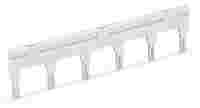 Jumper; for jumper slot; 6-way; insulated; light gray
