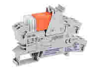 Relay module; Nominal input voltage: 60 VDC; 1 changeover contact; Limiting continuous current: 16 A; Red status indicator; Module width: 15 mm; 2,50 mm²; gray