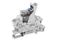 Relay module; Nominal input voltage: 48 VDC; 2 changeover contacts; Limiting continuous current: 8 A; with manual operation; Red status indicator; Module width: 15 mm