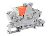 Relay module; Nominal input voltage: 24 VAC; 1 changeover contact; Limiting continuous current: 16 A; Red status indicator; Module width: 15 mm; 2,50 mm²; gray