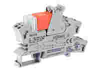 Relay module; Nominal input voltage: 24 VAC; 2 changeover contacts; Limiting continuous current: 8 A; Red status indicator; Module width: 15 mm; 2,50 mm²; gray