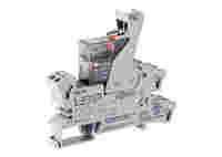 Relay module; Nominal input voltage: 24 VAC; 1 changeover contact; Limiting continuous current: 16 A; with manual operation; Red status indicator; Module width: 15 mm
