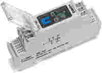 Relay module; Nominal input voltage: 24 VDC; 1 changeover contact; Limiting continuous current: 12 A; with manual operation; Red status indicator; Module width: 18 mm; 2,50 mm²