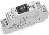 WAGO Relay module; Nominal input voltage: 24 VDC; 1 make contact; Limiting continuous current: 16 A; for lamp loads; Manual/0FF/Auto switch; Red status indicator; Module width: 18 mm