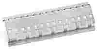 Carrier rail; special perforations; 1000 mm long; tin-plated
