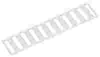 WAGO WMB marking card; as card; MARKED; 41 ... 50 (10x); Horizontal marking; snap-on type; white
