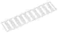 WAGO WMB marking card; as card; MARKED; +/- (50x); stretchable 4 - 4.2 mm; Horizontal marking; snap-on type; white