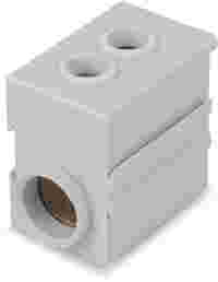 Supply module; 35 mm²; for 811 Series Fuse Terminal Blocks; SCREW CLAMP CONNECTION; 35,00 mm²; light gray