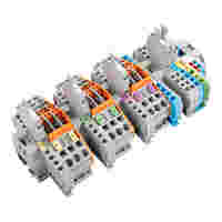 Current Transformer Terminal Block strip; EWR Remscheid; multicoloured