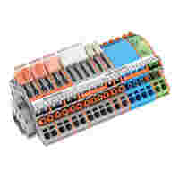 Current Transformer Terminal Block strip; EAM Netz Low Voltage; for current and voltage transformers; 6,00 mm²; green-yellow/blue/gray