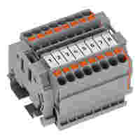 Rail-mount terminal block assembly; 8-pole; according to § 14a EnWG