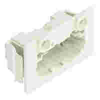 Snap-in frame; for male connectors; 1 part; Pin spacing 7.62 mm; 2-pole; light gray