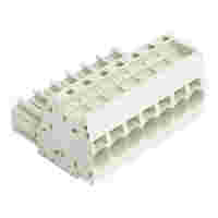 1-conductor female connector; Push-in CAGE CLAMP®; 10 mm²; Pin spacing 7.62 mm; 7-pole; 100% protected against mismating; 10,00 mm²; light gray