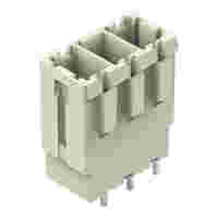 THT male header; 1.0 x 1.2 mm solder pin; straight; 100% protected against mismating; Pin spacing 7.62 mm; 3-pole; light gray