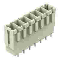THT male header; 1.0 x 1.2 mm solder pin; straight; 100% protected against mismating; Pin spacing 7.62 mm; 7-pole; light gray