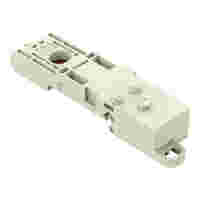 Mounting adapter; for DIN-35 rail/panel mounting; fixed on DIN-rail 35; Pin spacing 10.16 mm; light gray