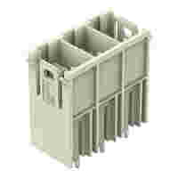 THT male header; 1.2 x 1.2 mm solder pin; straight (90° to PCB); Pin spacing 10.16 mm; 3-pole