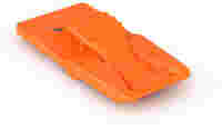 center locking; for female connectors; for even pole numbers; 1 part; orange