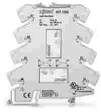 WAGO Relay module; 2-port; Nominal input voltage: 24 V AC/DC; 1 make contact; Limiting continuous current: 4 A; Yellow status indicator; Module width: 6 mm; 2,50 mm²