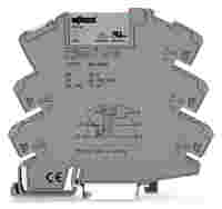 WAGO Relay module; Nominal input voltage: 48 VDC; 1 changeover contact; Limiting continuous current: 6 A; Yellow status indicator; Module width: 6 mm