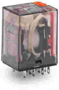 Basic relay; Nominal input voltage: 120 VAC; 4 changeover contacts; Limiting continuous current: 5 A; with manual operation; Module width: 22 mm; Module height: 35mm