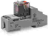 Relay module; Nominal input voltage: 24 VDC; 4 changeover contacts; Limiting continuous current: 6 A; with manual operation; Red status indicator; Module width: 31 mm; 1,50 mm²