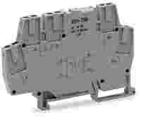 Optocoupler module; Nominal input voltage: 110 VDC; Output voltage range 12 ...30VDC; Limiting continuous current: 50 mA; 2-wire connection; Railway; Red status indicator; Module width: 6 mm; gray