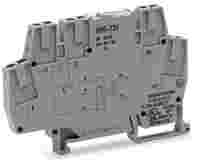 Optocoupler module; Nominal input voltage: 24 VDC; Output voltage range: 3 … 30 VDC; Limiting continuous current: 3 A; 2-wire connection; Red status indicator; Module width: 6 mm; gray