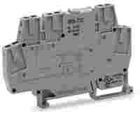 Optocoupler module; Nominal input voltage: 24 VDC; Output voltage range: 3 … 30 VDC; Limiting continuous current: 1 A; 1 changeover contact; Red status indicator; Module width: 6 mm; gray