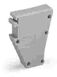 Spacer module; modular; bridging commoned terminal blocks; gray