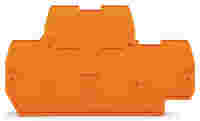 End and intermediate plate; 2.0 mm thick; Orange