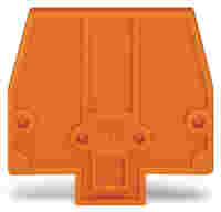 Separator plate; 2 mm thick; oversized; orange