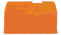 End and intermediate plate; 1 mm thick; orange