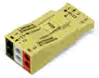 Luminaire disconnect connector; 3-pole; yellow