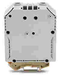 2-conductor through terminal block; 240 mm²; with screw-type connection; 240,00 mm²; gray