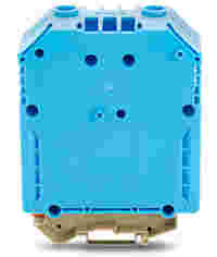2-conductor through terminal block; 240 mm²; with screw-type connection; 240,00 mm²; blue