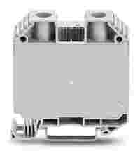 2-conductor through terminal block; 35 mm²; with screw-type connection; 35,00 mm²; gray