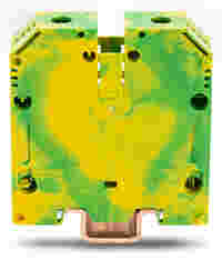 2-conductor ground terminal block; 70 mm²; SCREW CLAMP CONNECTION; 70,00 mm²; green-yellow