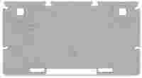 Separator plate; 2 mm thick; 102.3 mm wide; gray