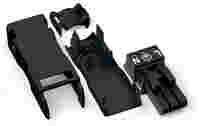 Socket; with strain relief housing; 3-pole; Cod. A; 1,50 mm²; black