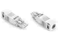 Socket; with strain relief housing; 3-pole; Cod. A; 1,50 mm²; white