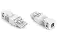 Socket; with strain relief housing; 5-pole; Cod. A; 1,50 mm²; white