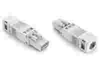Plug; with strain relief housing; 3-pole; 1,50 mm²; white