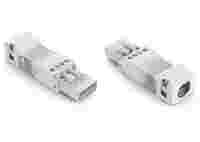 Plug; with strain relief housing; 4-pole; 1,50 mm²; white