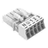 WAGO Socket; 5-pole; Cod. A; 1,50 mm²; white