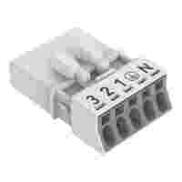Plug; 5-pole; Cod. A; 1,50 mm²; white