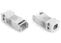 Strain relief housing; 4-pole; with locking clip; for 1 cable; 6.5 … 10.5 mm; 45 mm; white