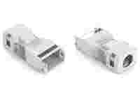 Strain relief housing; 5-pole; with locking clip; for 1 cable; 6.5 … 10.5 mm; 45 mm; white