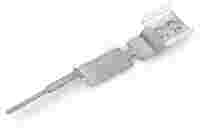 Shield connecting plate; 3-pole; for sockets and plugs; silver-colored